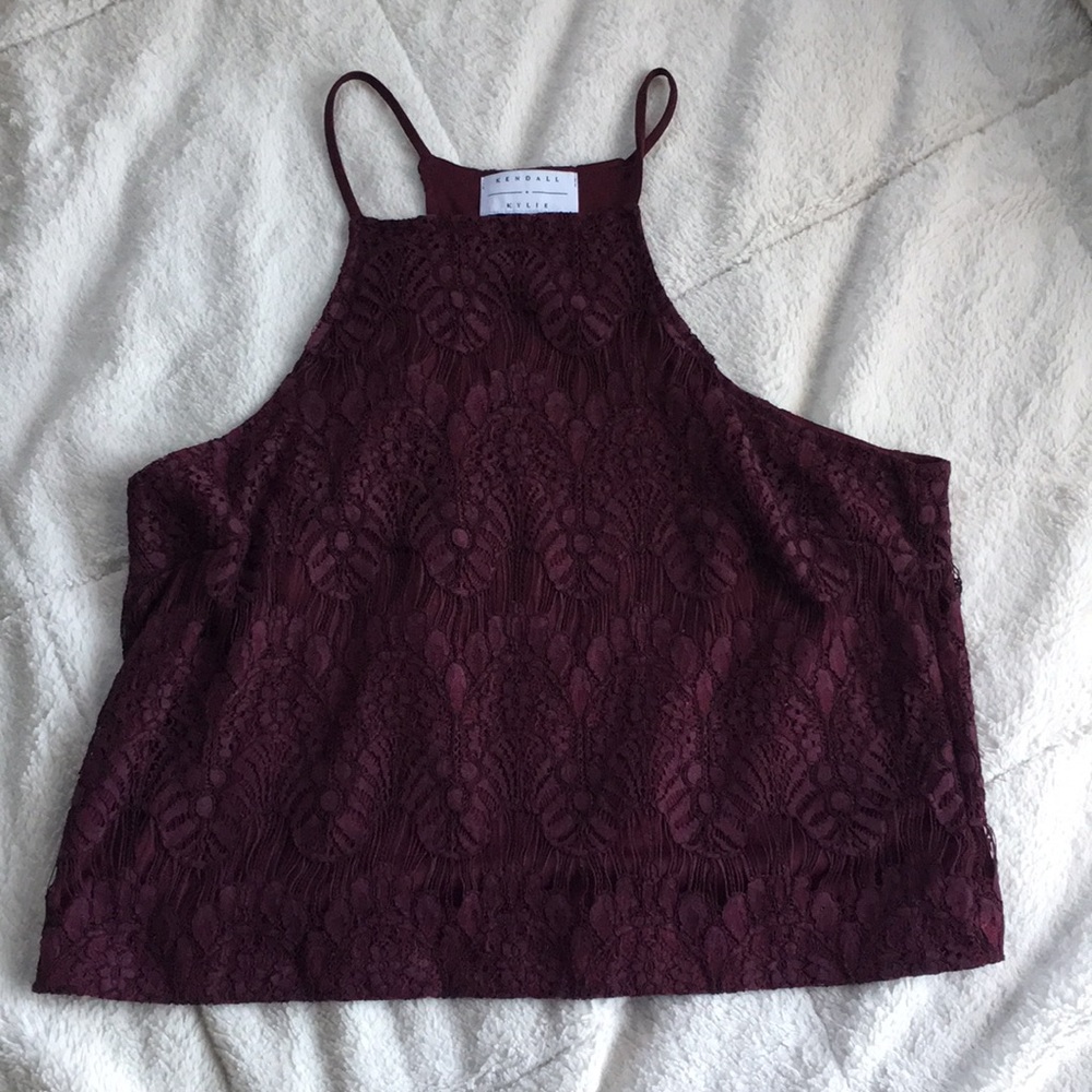 Maroon tank top